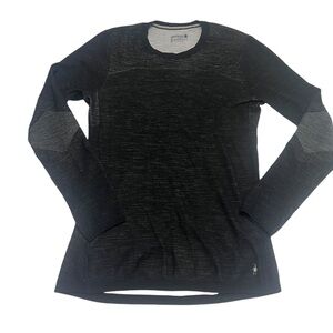 SMARTWOOL mens black long shirt  size M